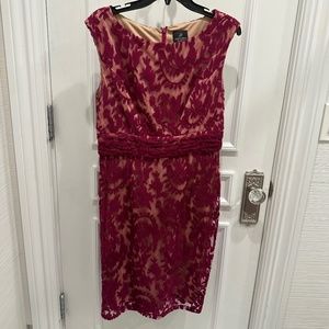 Adrianna Papell Lace Midi evening dress